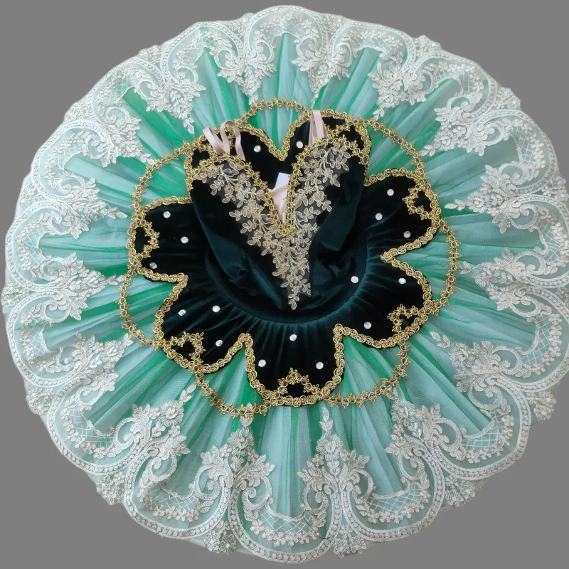 Professional Green Ballet Tutus Swan Lake Ballet Tutu Kids Costume Ballet Outfit For Girls Dance Wear
Professional Green Ballet Tutus Swan Lake Ballet Tutu Kids Costume Ballet Outfit For Girls Dance Wear