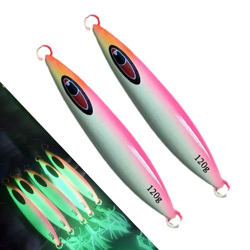 AS Slow Fishing Anglers 60g70g80g100g Luminous Metal Jig Lure Baits Glow Jig Falling Jigging Sea Fishing Pesca Hard Bait Tackle
AS Slow Fishing Anglers 60g70g80g100g Luminous Metal Jig Lure Baits Glow Jig Falling Jigging Sea Fishing Pesca Hard Bait Tackle