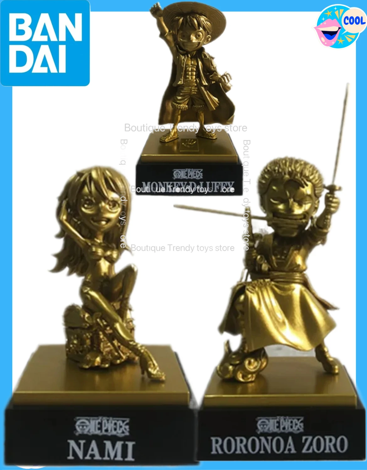 Bandai Original Anime One Piece WCF Luffy Nami Zoro Kumamoto Revival Action Figures Collection Doll Toys
Bandai Original Anime One Piece WCF Luffy Nami Zoro Kumamoto Revival Action Figures Collection Doll Toys