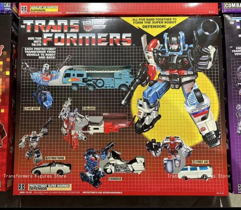 Anime Transformer G1 Defensor 5-in-1 Combiner Action Figure - Protectobots Full Set - Autobot Collectible Model Toys Gift Set
Anime Transformer G1 Defensor 5-in-1 Combiner Action Figure - Protectobots Full Set - Autobot Collectible Model Toys Gift Set