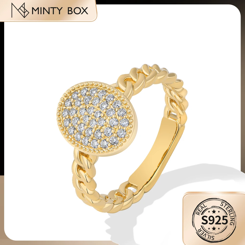 MINTYBOX Moissanite Ring S925 Silver Cuban Link Oval Pave Couple Women Men Luxury Anniversary Engagement Wedding Fine Jewelry
MINTYBOX Moissanite Ring S925 Silver Cuban Link Oval Pave Couple Women Men Luxury Anniversary Engagement Wedding Fine Jewelry