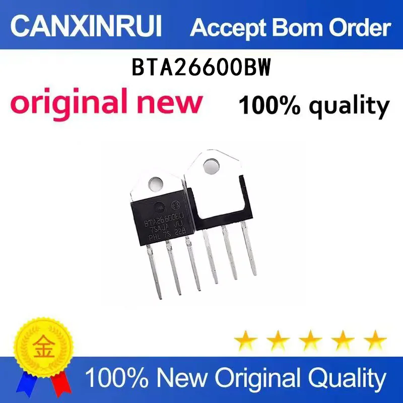(5-100 Pieces) Brand new original BTA26600BW BTA26-600BW TO-3P spot chip IC
(5-100 Pieces) Brand new original BTA26600BW BTA26-600BW TO-3P spot chip IC