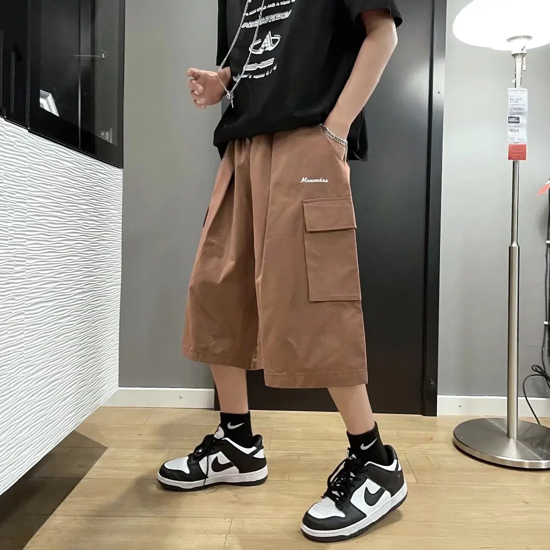 Men Male Calf Length Summer Shorts Pockets Loose Coffee Color Cargo Party Nightclub Daily Chic Holiday High Street Short Pants
Men Male Calf Length Summer Shorts Pockets Loose Coffee Color Cargo Party Nightclub Daily Chic Holiday High Street Short Pants