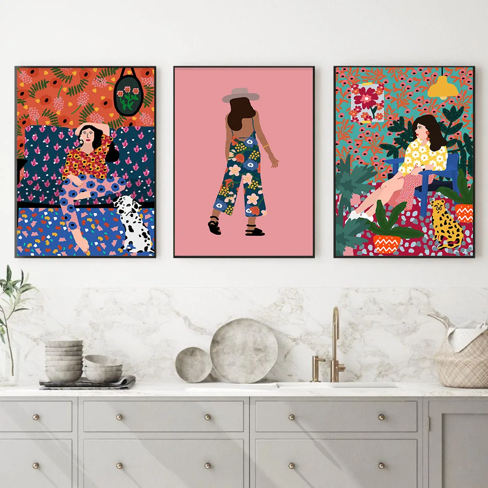 Boho Wall Art for Room Decor, Abstract Art Canvas, Anime Painting, Tropical Art, Summer, Cartoon, Nordic Poster, Aesthetic Room
Boho Wall Art for Room Decor, Abstract Art Canvas, Anime Painting, Tropical Art, Summer, Cartoon, Nordic Poster, Aesthetic Room