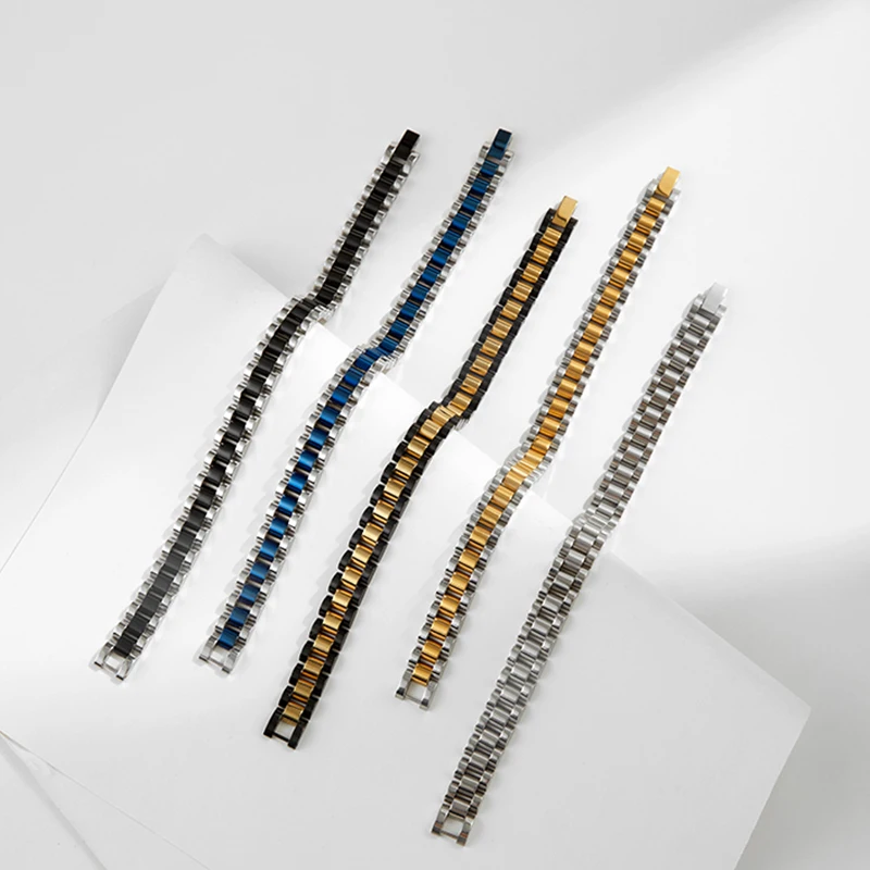 PRISCA | Stainless Steel Couple Bracelets for Women Men Thick Watch Band Gold Plated Hip Hop Punk Jewelry New
PRISCA | Stainless Steel Couple Bracelets for Women Men Thick Watch Band Gold Plated Hip Hop Punk Jewelry New