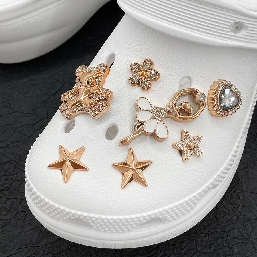 14 шт., сверкающие АБС-пластики с бриллиантами и звездами, подвески для обуви, съемные украшения для обуви, подходят для Crocs, сабо, пляжная сумка, идея подарка
14 шт., сверкающие АБС-пластики с бриллиантами и звездами, подвески для обуви, съемные украшения для обуви, подходят для Crocs, сабо, пляжная сумка, идея подарка