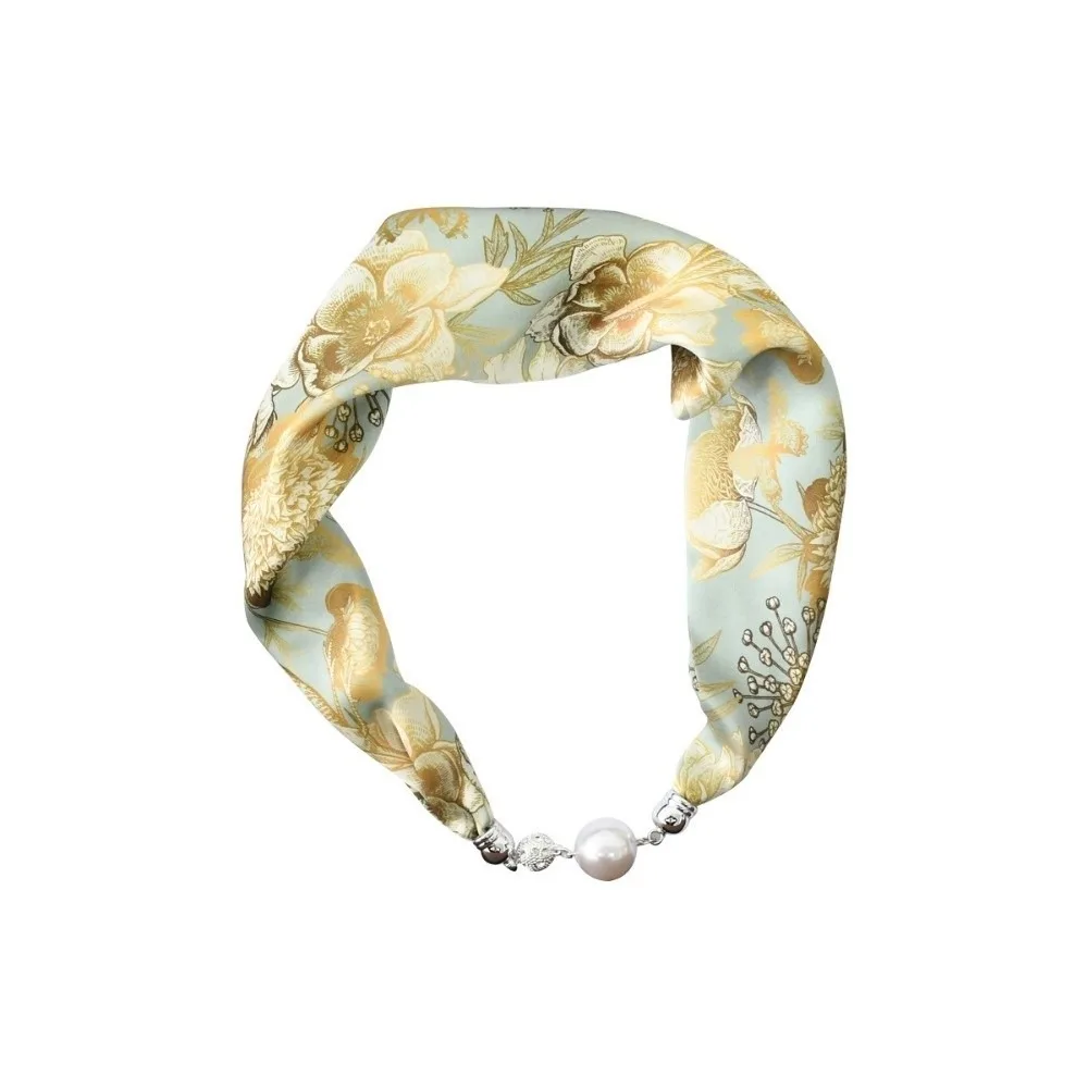 Pearl Diamond Silk Scarf Clavicle Korean Retro Magnetic Buckle Scarf Small Strip Necklace Women's Scarf Chain Effortless Styling
Pearl Diamond Silk Scarf Clavicle Korean Retro Magnetic Buckle Scarf Small Strip Necklace Women's Scarf Chain Effortless Styling