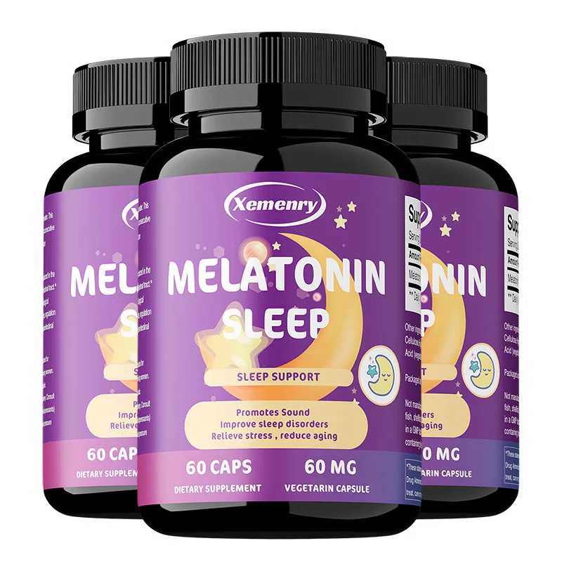 Melatonin Supplements - Promote Sleep Quality & Alertness, Help Deep Sleep Supplement
Melatonin Supplements - Promote Sleep Quality & Alertness, Help Deep Sleep Supplement