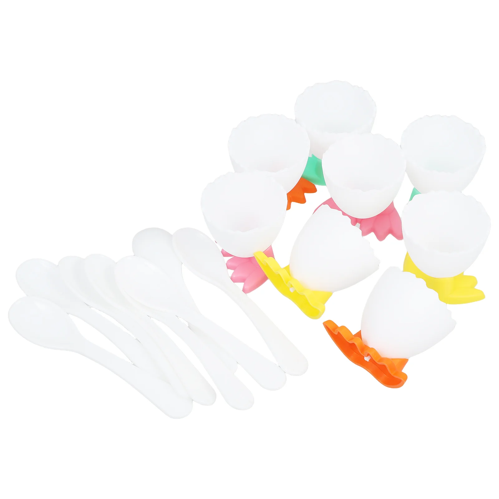 8 set Cup Holder Boiled Eggs Animal Shaped Safe Material Versatile Use Kitchen Supply Colorful Pedestal Easter Decor
8 set Cup Holder Boiled Eggs Animal Shaped Safe Material Versatile Use Kitchen Supply Colorful Pedestal Easter Decor