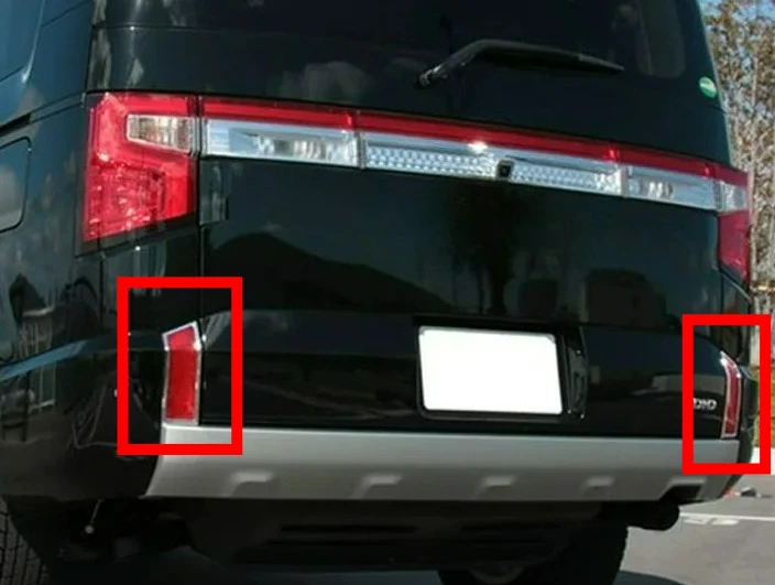 For Mitsubishi Delica D5 2020 2021 Car Chrome Rear Reflector Fog Light Lamp Cover Trim Bezel Frame Car Styling
For Mitsubishi Delica D5 2020 2021 Car Chrome Rear Reflector Fog Light Lamp Cover Trim Bezel Frame Car Styling