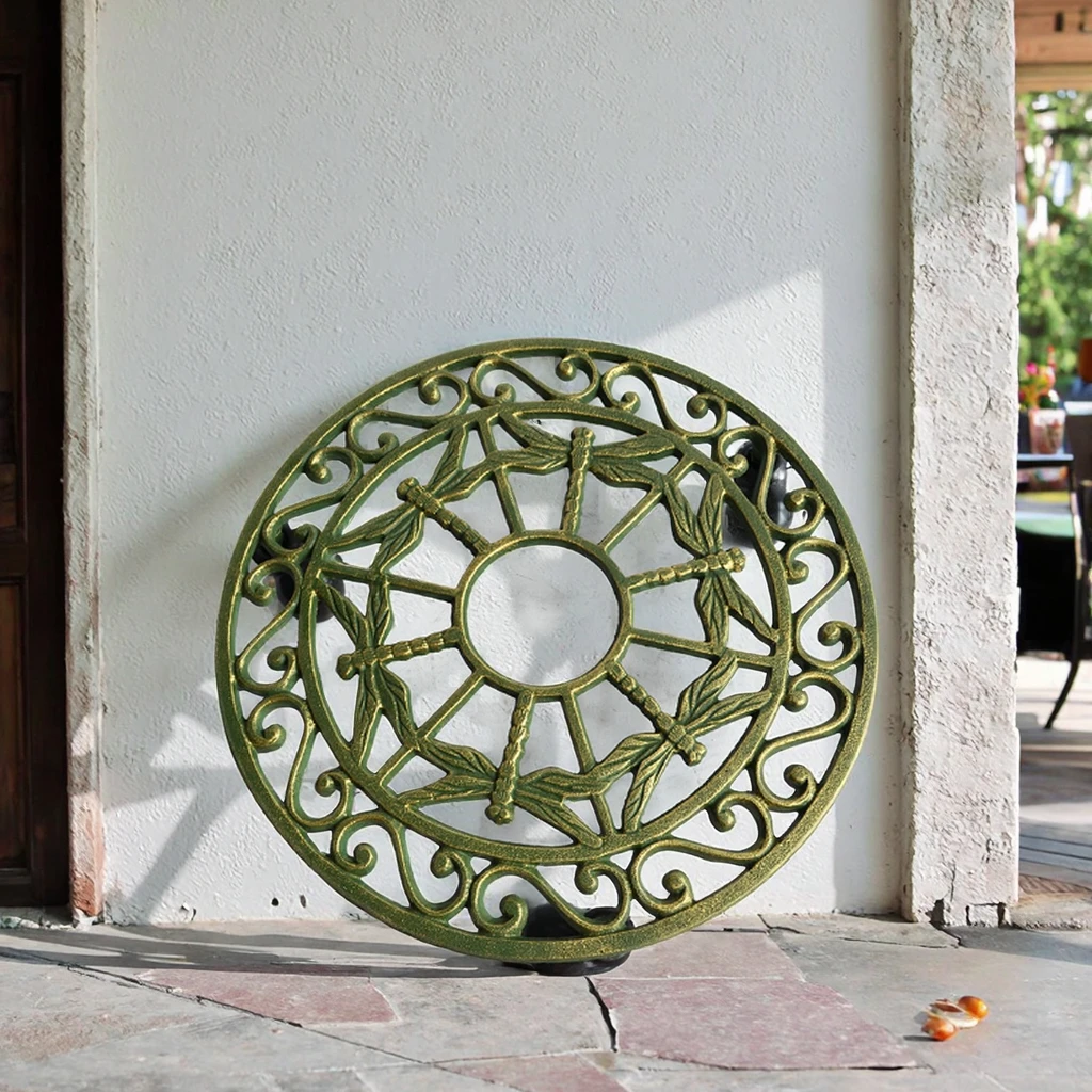 Metal Weather Resistant Traditional Antique Landscape Portable Garden Plant Pot Holders with Wheels for Outdoor Plants
Metal Weather Resistant Traditional Antique Landscape Portable Garden Plant Pot Holders with Wheels for Outdoor Plants