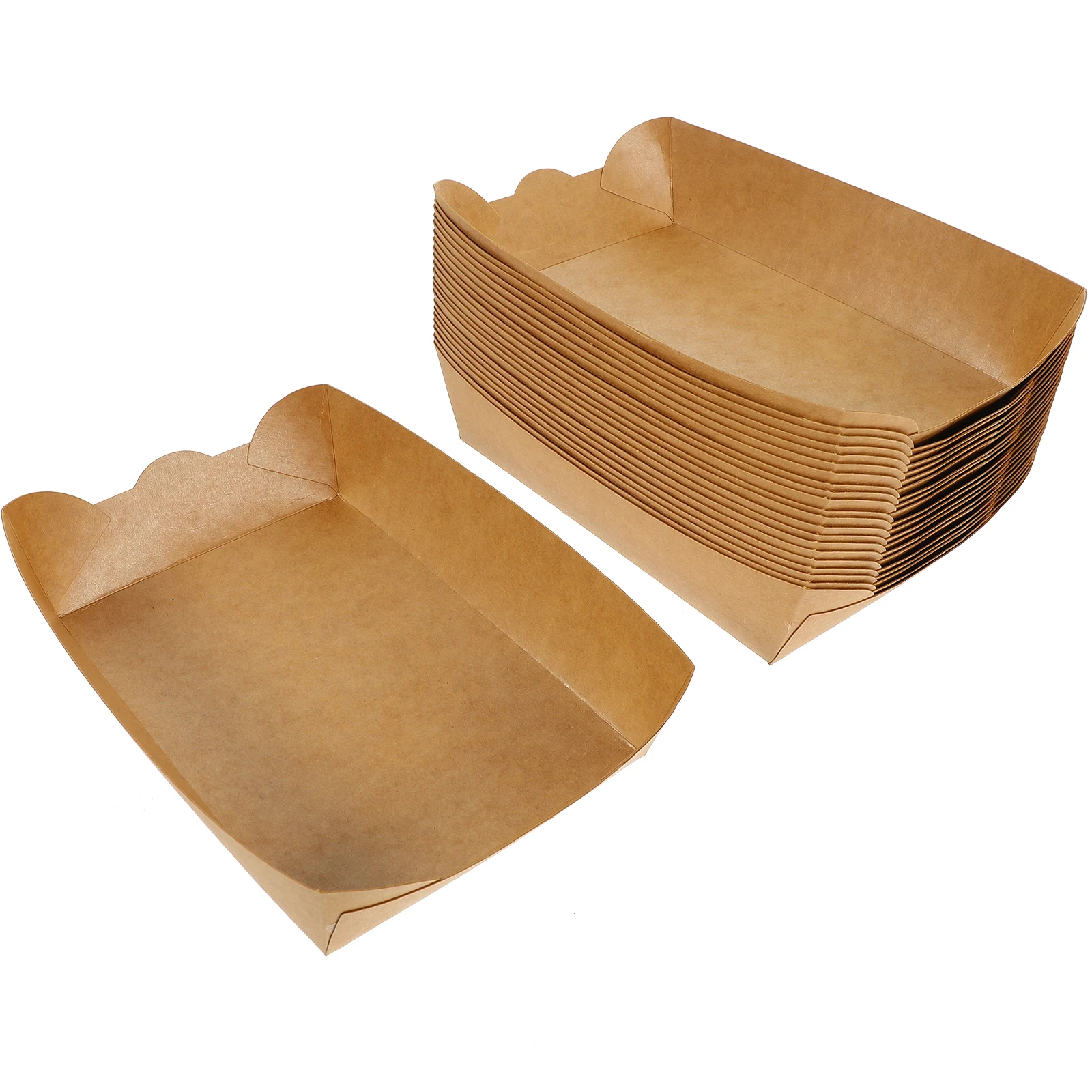 100 Pcs Oil Proof Food Boxes 350g Disposable Containers for Fried Chicken French Fries Picnic BBQ Microwavable Paper Boat
100 Pcs Oil Proof Food Boxes 350g Disposable Containers for Fried Chicken French Fries Picnic BBQ Microwavable Paper Boat