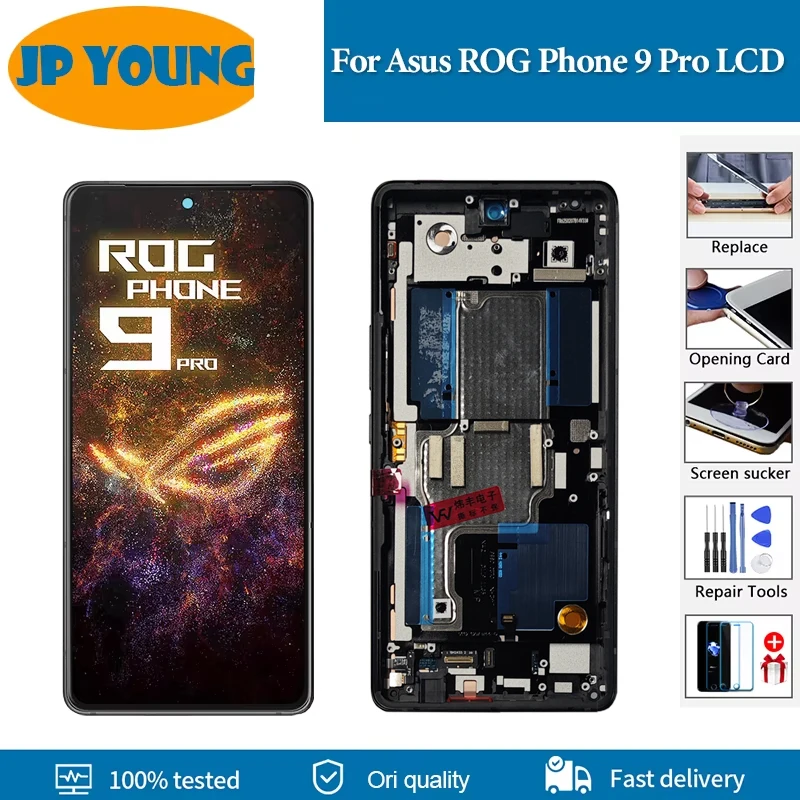 6.78" Original AMOLED For Asus ROG Phone 9 Pro LCD Display Touch Screen Digitizer Assembly For Asus ROG 9 Pro LCD Replacement
6.78" Original AMOLED For Asus ROG Phone 9 Pro LCD Display Touch Screen Digitizer Assembly For Asus ROG 9 Pro LCD Replacement