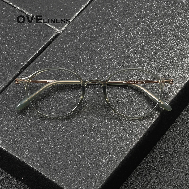 Vintage Titanium Acetate Glasses Frame Men 2025 New Round Eyeglasses Frame Women Retro Luxury Brand Eyewear spectacles
Vintage Titanium Acetate Glasses Frame Men 2025 New Round Eyeglasses Frame Women Retro Luxury Brand Eyewear spectacles