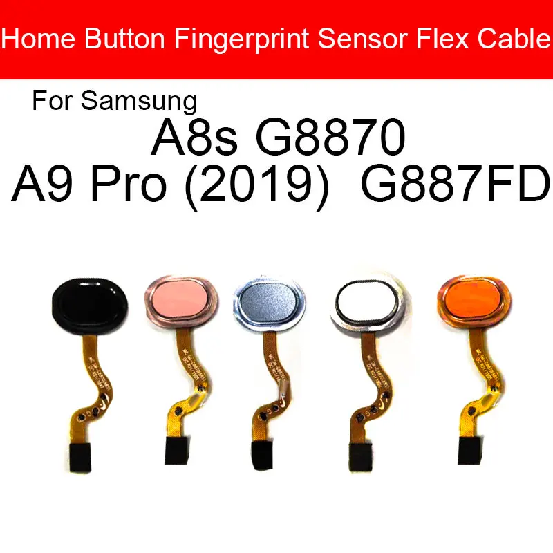Home Button Fingerprint Flex Cable For Samsung Galaxy A8s A9 Pro 2019 Menu Return Button Flex Ribbon Replacement Repair Parts
Home Button Fingerprint Flex Cable For Samsung Galaxy A8s A9 Pro 2019 Menu Return Button Flex Ribbon Replacement Repair Parts