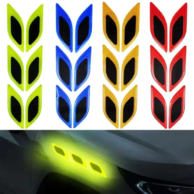 3D Car Styling Reflective Strips Carbon Fiber Reflector Sticker Truck Auto Safety Warning Tape Car Exterior Accessories 6pcs
3D Car Styling Reflective Strips Carbon Fiber Reflector Sticker Truck Auto Safety Warning Tape Car Exterior Accessories 6pcs