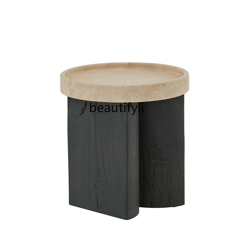 ss K178Solid wood corner table, living room, side table, round bedside coffee table
ss K178Solid wood corner table, living room, side table, round bedside coffee table