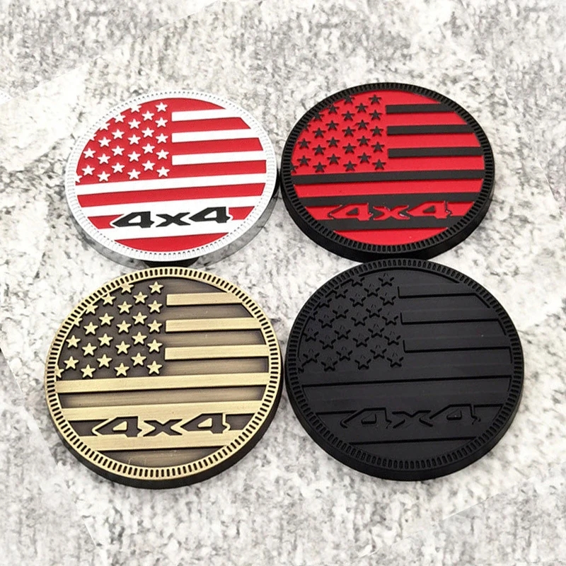 1 Pieces Metal Car Emblem Four Wheel Drive Sticker Badge 3D Circle 4x4 US Flag Logo
1 Pieces Metal Car Emblem Four Wheel Drive Sticker Badge 3D Circle 4x4 US Flag Logo