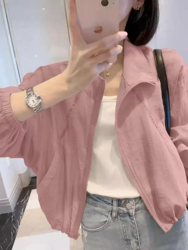 Lightweight Breathable Summer New Style Women's Short Outerwear Casual Fashion Lazy Style Sun Protection Clothes Zipper Closu...
Lightweight Breathable Summer New Style Women's Short Outerwear Casual Fashion Lazy Style Sun Protection Clothes Zipper Closu...