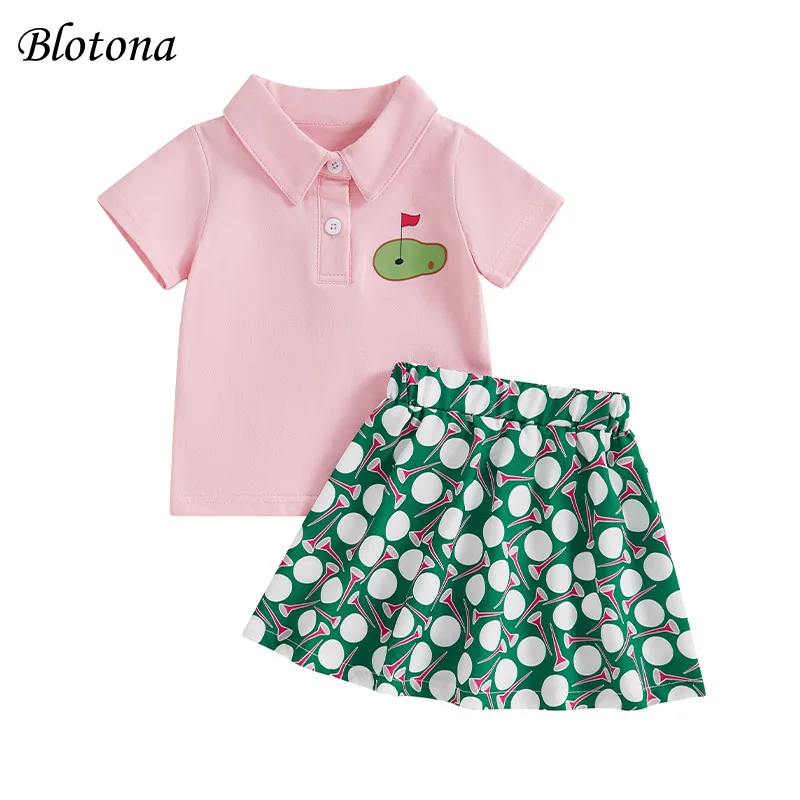 Blotona Kids Girls Summer Outfits Short Sleeve T-Shirt and Baseball Print A-Line Skirt Set Toddler Cute 2 Piece Clothes Set
Blotona Kids Girls Summer Outfits Short Sleeve T-Shirt and Baseball Print A-Line Skirt Set Toddler Cute 2 Piece Clothes Set