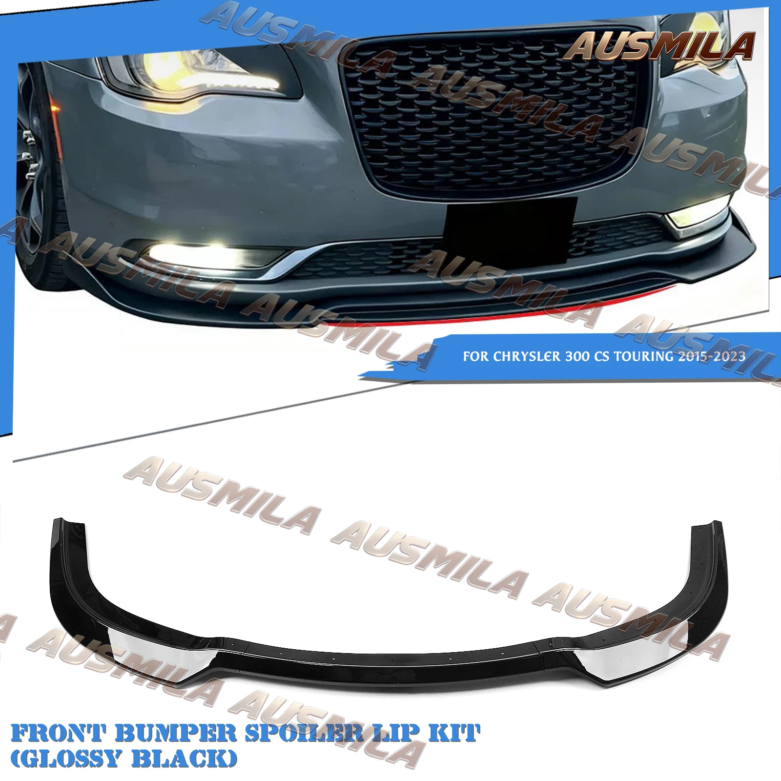 Front Bumper Spoiler Lip Lower Splitter Blade Separator For Chrysler 300 CS Touring 2015-2023 Body Kit
Front Bumper Spoiler Lip Lower Splitter Blade Separator For Chrysler 300 CS Touring 2015-2023 Body Kit