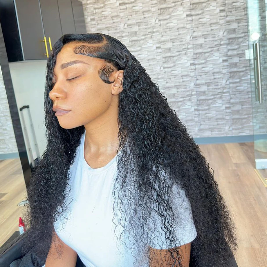 13x6 Deep Wave Frontal Wig Brazilian Human Hair Wigs For Women 30 Inch Water Wave Curly Lace Front Human Hair Wig
13x6 Deep Wave Frontal Wig Brazilian Human Hair Wigs For Women 30 Inch Water Wave Curly Lace Front Human Hair Wig