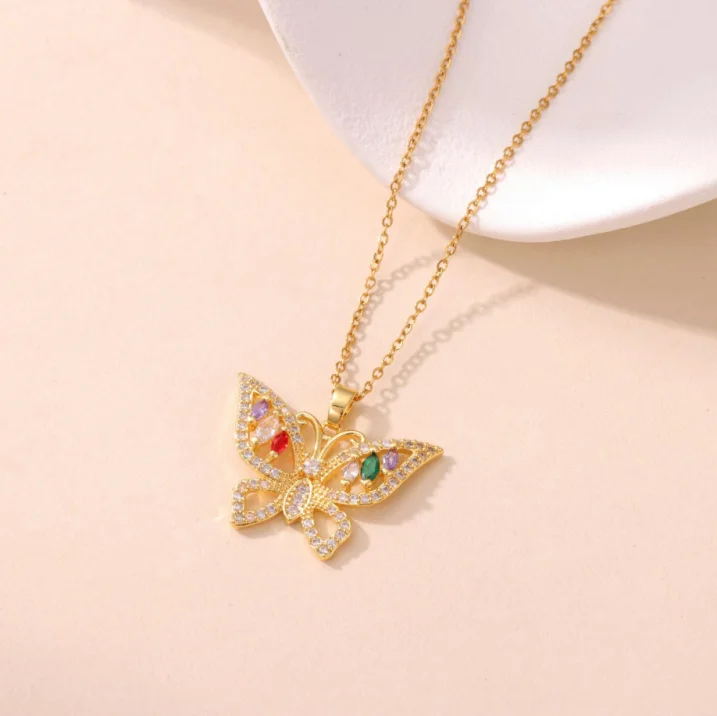 Japanese and Korean style three-dimensional black shell white shell butterfly pearl pendant, women's collarbone necklace, fashio
Japanese and Korean style three-dimensional black shell white shell butterfly pearl pendant, women's collarbone necklace, fashio