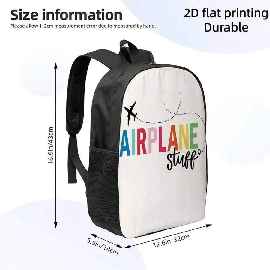 Colorful Airplane Themed Backpack Lightweight Large Capacity Adjustable Straps Zipper Closure For Daily Commute Outdoor
Colorful Airplane Themed Backpack Lightweight Large Capacity Adjustable Straps Zipper Closure For Daily Commute Outdoor