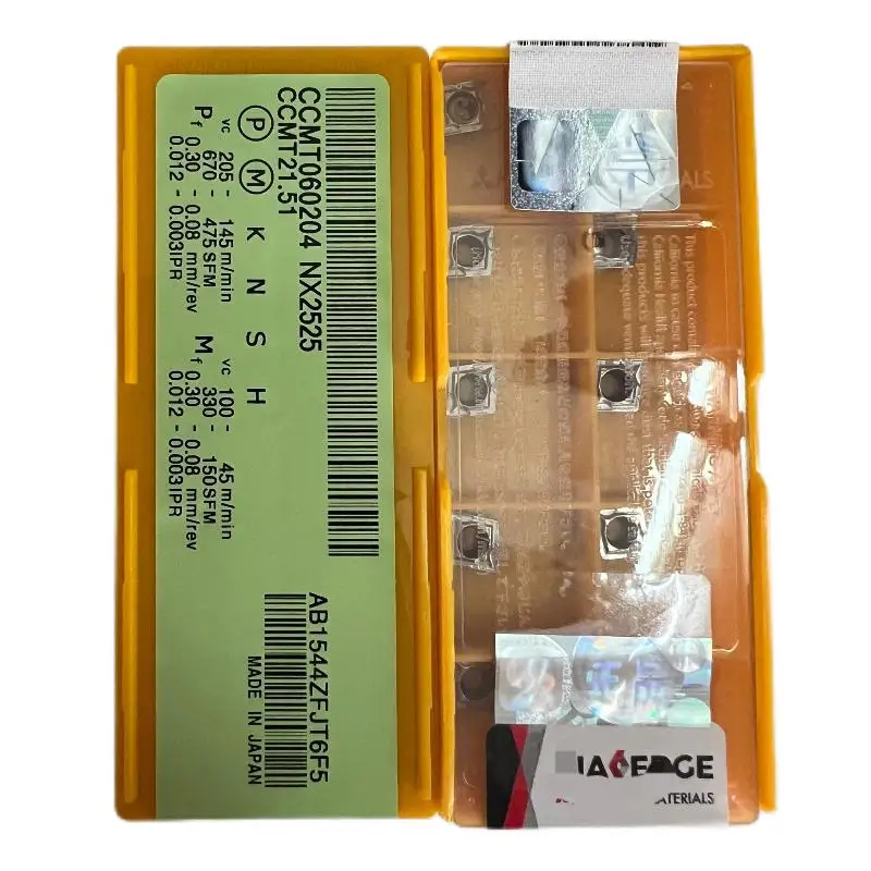 10pcs/box CCMT060204 NX2525/CCMT060204 UC5115/CCMT060204 UE6020/CCMT060204 US735/CCMT060204 VP15TF
10pcs/box CCMT060204 NX2525/CCMT060204 UC5115/CCMT060204 UE6020/CCMT060204 US735/CCMT060204 VP15TF