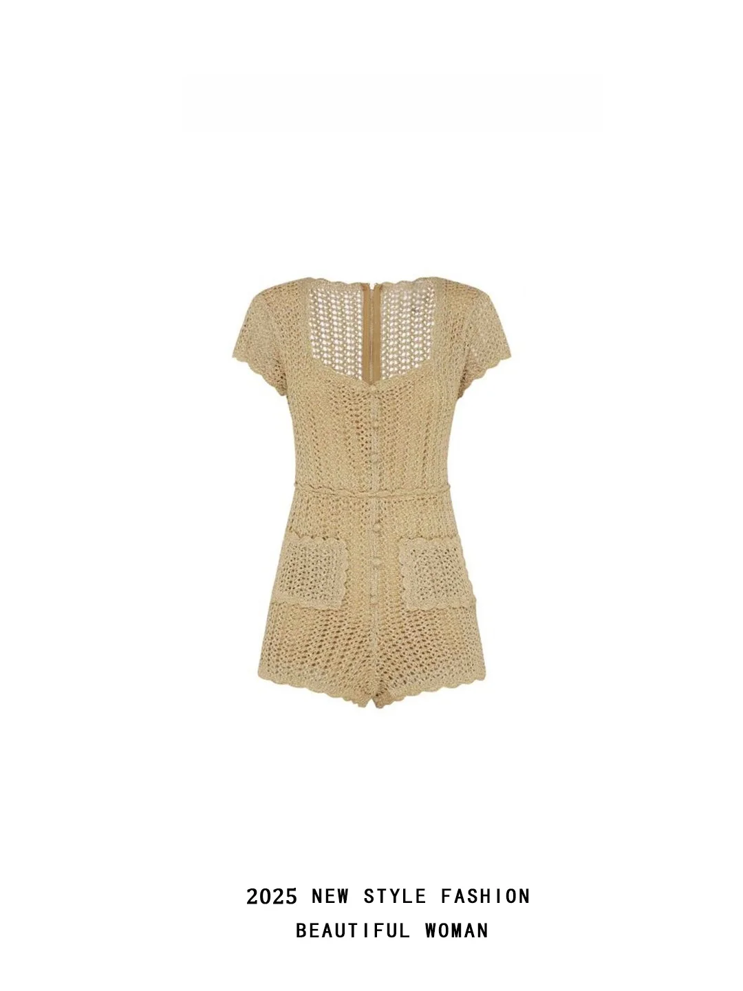 Женский трикотажный летний комбинезон LuLu, облегающий, с коротким рукавом, ажурный дизайн, модный повседневный, с широкими штанинами, коллекция 2025
Женский трикотажный летний комбинезон LuLu, облегающий, с коротким рукавом, ажурный дизайн, модный повседневный, с широкими штанинами, коллекция 2025