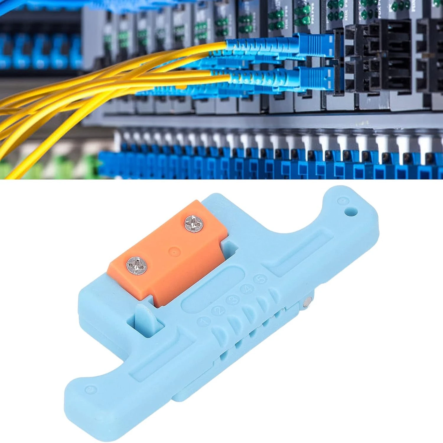 Efficient, safe, and compact orange fiber cable stripping tool - Optimal optical fiber stripper for simple and reliable operatio
Efficient, safe, and compact orange fiber cable stripping tool - Optimal optical fiber stripper for simple and reliable operatio
