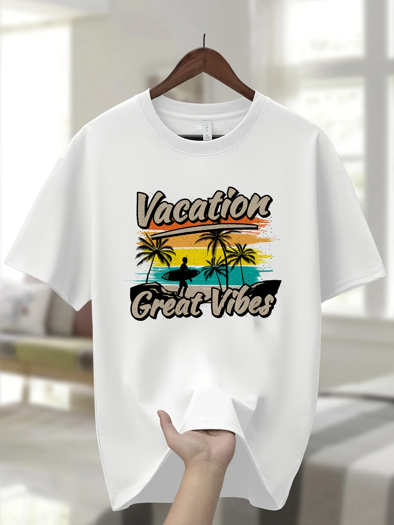 Men's Father's Day 100% Cotton T-Shirt - Casual Sports Style Crew Neck Short Sleeve Regular Fit
Men's Father's Day 100% Cotton T-Shirt - Casual Sports Style Crew Neck Short Sleeve Regular Fit