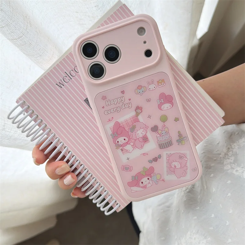 Cute Pink Cartoon Melody Phone case For iPhone 15 16 17 Promax Shockproof Lens Protection Matte Silicone Cover Girl Gift 2026
Cute Pink Cartoon Melody Phone case For iPhone 15 16 17 Promax Shockproof Lens Protection Matte Silicone Cover Girl Gift 2026