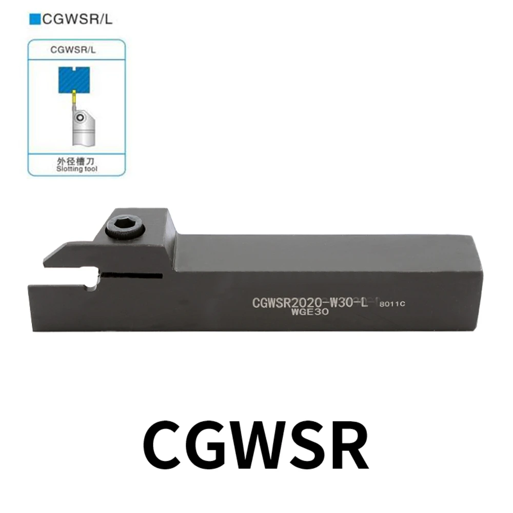 1PCS CGWSR CGWSR1616 CGWSR2020 CGWSR2525 W20 W30 W40 External Grooving Turning Tool Holder CNC use WGE20/30/40 Carbide Inserts
1PCS CGWSR CGWSR1616 CGWSR2020 CGWSR2525 W20 W30 W40 External Grooving Turning Tool Holder CNC use WGE20/30/40 Carbide Inserts