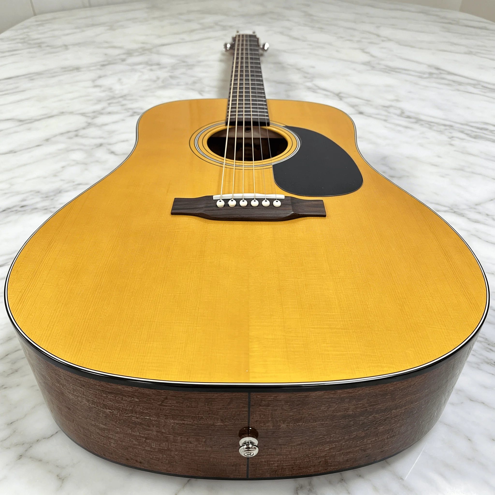 Vintage Natural Spruce Top Acoustic Guitar Black Pickguard Solid Spruce Top Rosewood fingerboard Free Shipping Worldwide
Vintage Natural Spruce Top Acoustic Guitar Black Pickguard Solid Spruce Top Rosewood fingerboard Free Shipping Worldwide