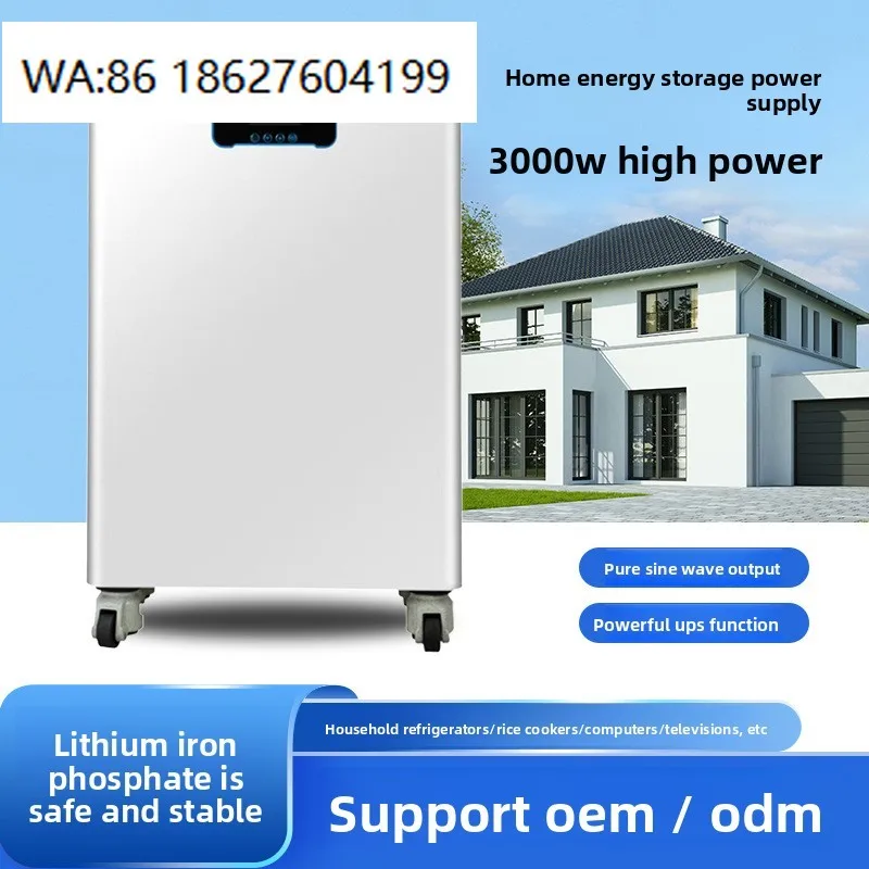 All-in-one Solar Battery Power Station, 51.2V 100AH LiFePO4, Inverter Design for Home Backup Camping RV Use
All-in-one Solar Battery Power Station, 51.2V 100AH LiFePO4, Inverter Design for Home Backup Camping RV Use