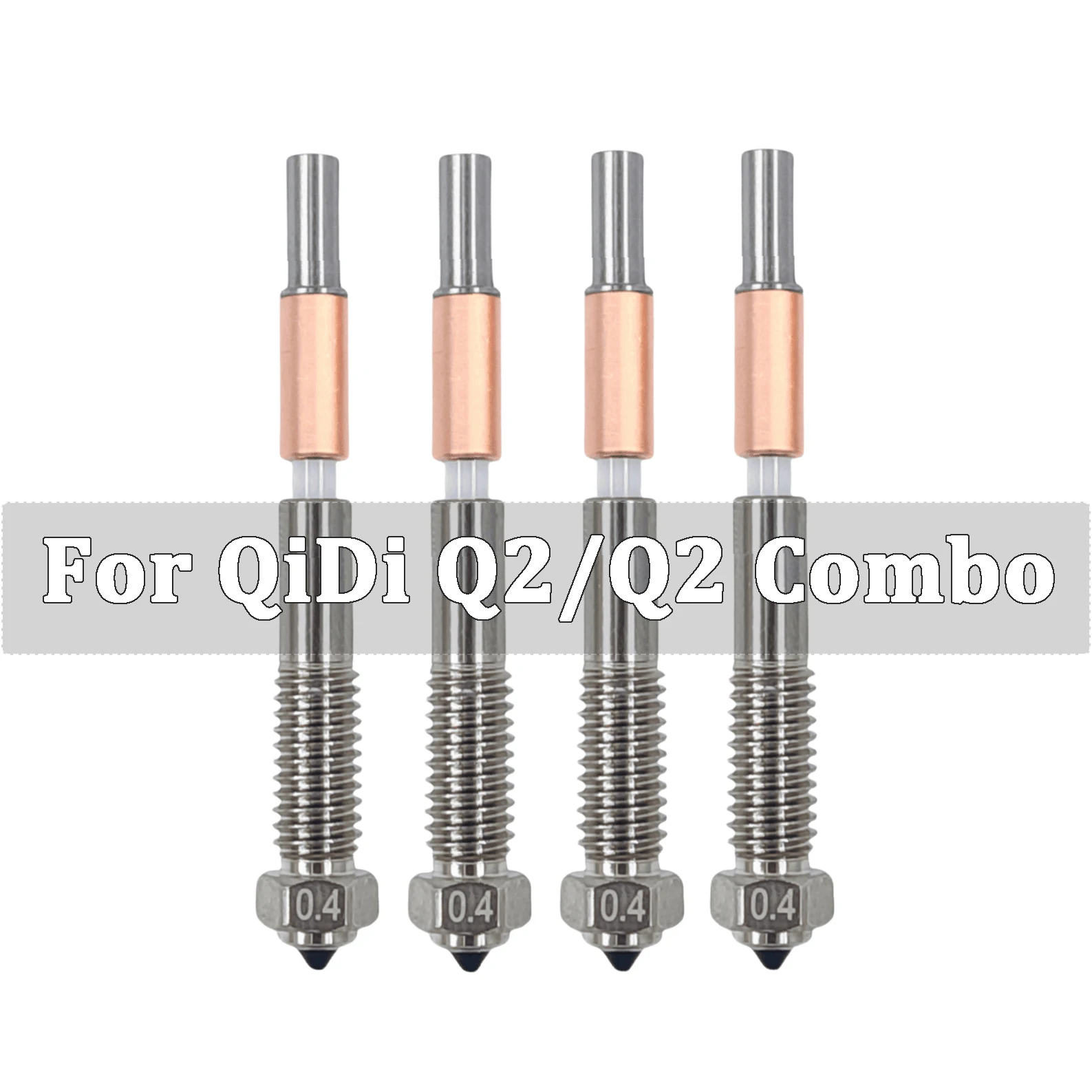 For QiDi Q2/Q2C Bimetallic Nozzle With Ceramic Insulation Integrated Design Quick Removal Integration Nozzles For QIDI Q2 Combo
For QiDi Q2/Q2C Bimetallic Nozzle With Ceramic Insulation Integrated Design Quick Removal Integration Nozzles For QIDI Q2 Combo