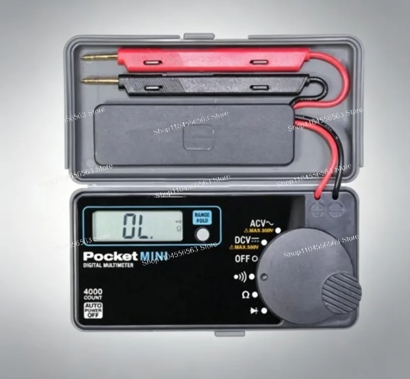 PM7A Pocket Size Mini Portable DMM: 4000 Count DC/AC Digital Multimeter, Flip Design, 0.7% Accuracy
PM7A Pocket Size Mini Portable DMM: 4000 Count DC/AC Digital Multimeter, Flip Design, 0.7% Accuracy