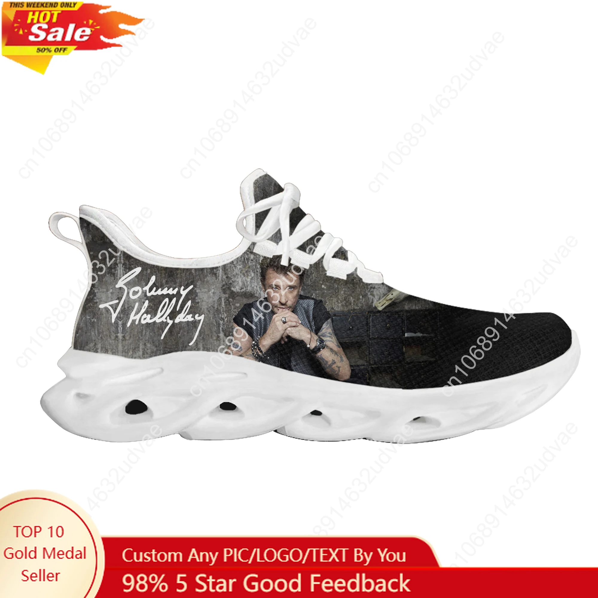Johnny Hallyday Sports Sneakers Mans Womans Running Shoes Sneaker Lace Up Mesh Footwear Tailor Made Shoe White
Johnny Hallyday Sports Sneakers Mans Womans Running Shoes Sneaker Lace Up Mesh Footwear Tailor Made Shoe White