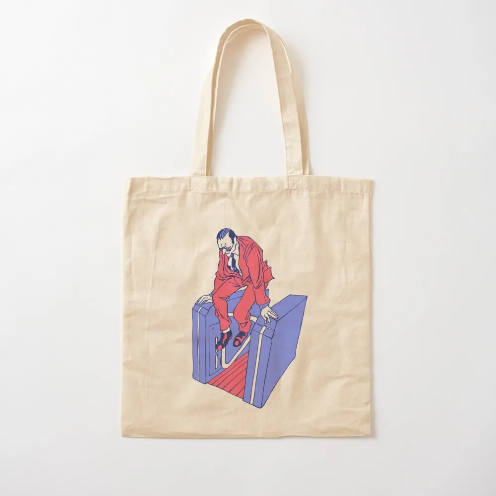Jacques Chirac climbing the metro Tote Bag Handbags tote bag men Portable shopping bag
Jacques Chirac climbing the metro Tote Bag Handbags tote bag men Portable shopping bag