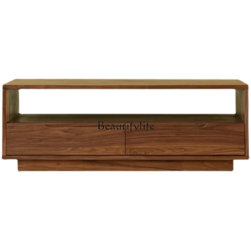 FG40Nordic Black Walnut Solid Wood Coffee Table Modern Minimalist Living Room Rectangular Tea Table
FG40Nordic Black Walnut Solid Wood Coffee Table Modern Minimalist Living Room Rectangular Tea Table