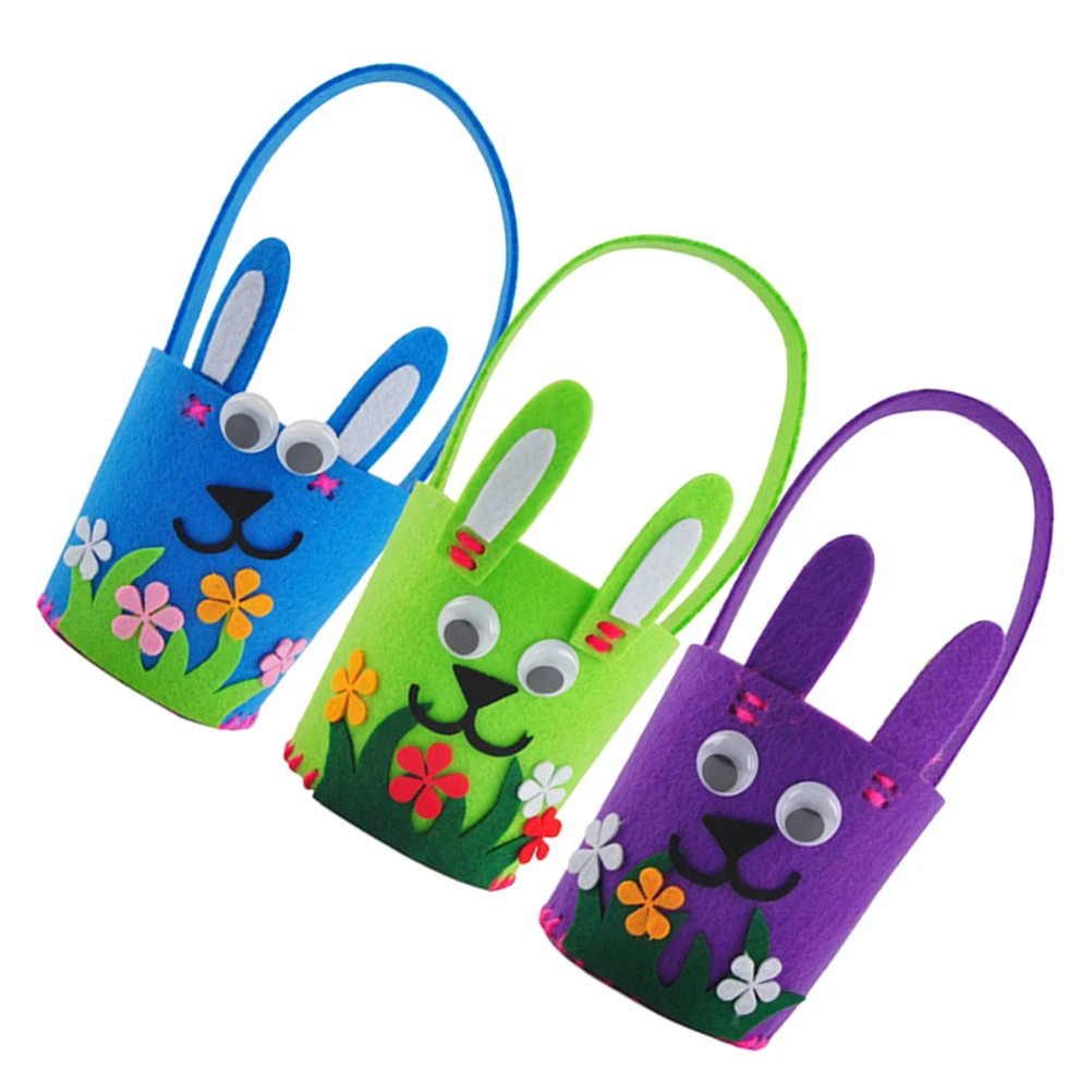 3Pcs Easter Flower Basket Cloth Bucket Candy Holder Gift Storage Bag Pouch Lightweight Portable Egg Decorative Cartoon Print
3Pcs Easter Flower Basket Cloth Bucket Candy Holder Gift Storage Bag Pouch Lightweight Portable Egg Decorative Cartoon Print