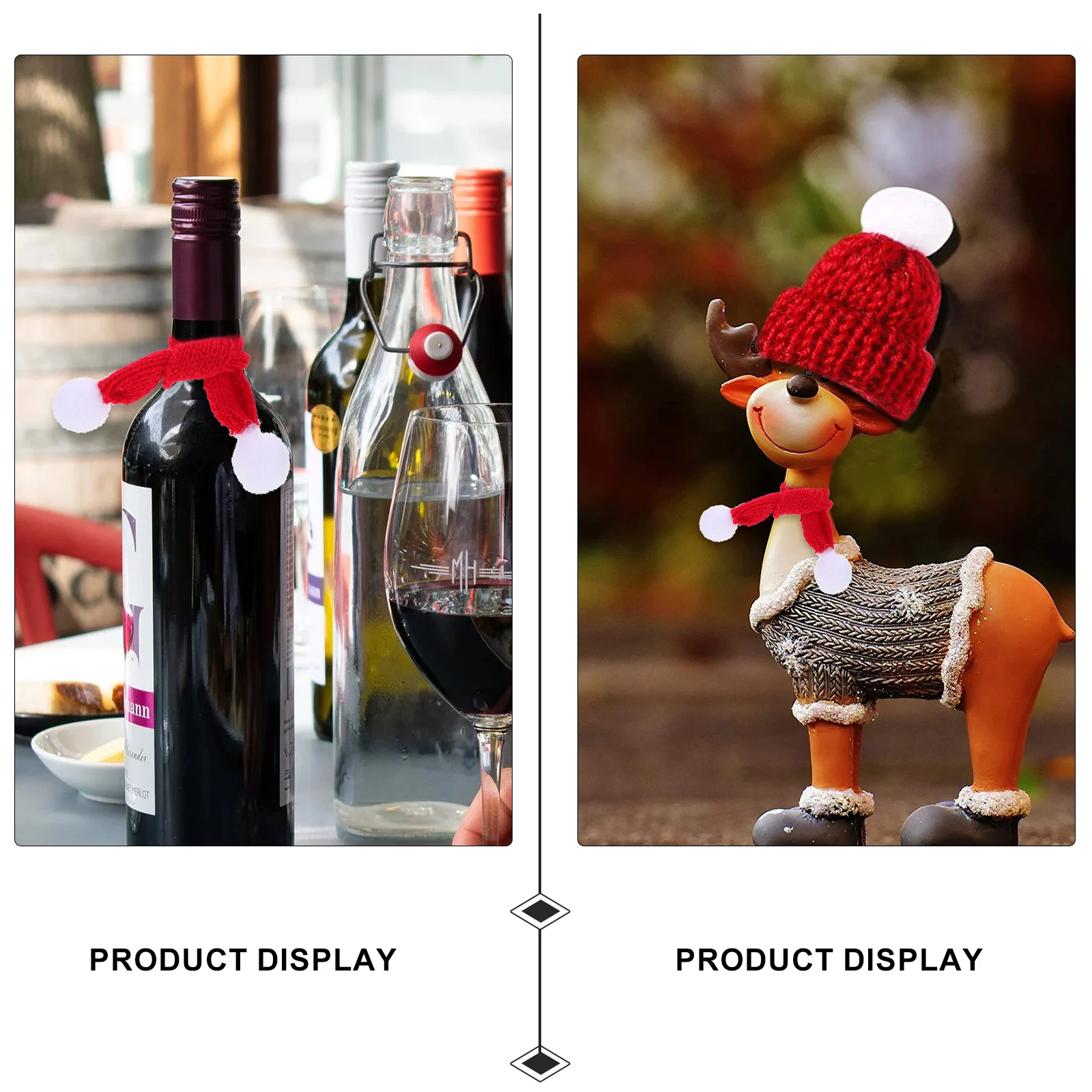 12Pcs Knitted Hat Scarf Set Christmas Ornament Mini Bottle Cover Decor Xmas Party Decoration Knitted Decor Christmas Ornament
12Pcs Knitted Hat Scarf Set Christmas Ornament Mini Bottle Cover Decor Xmas Party Decoration Knitted Decor Christmas Ornament