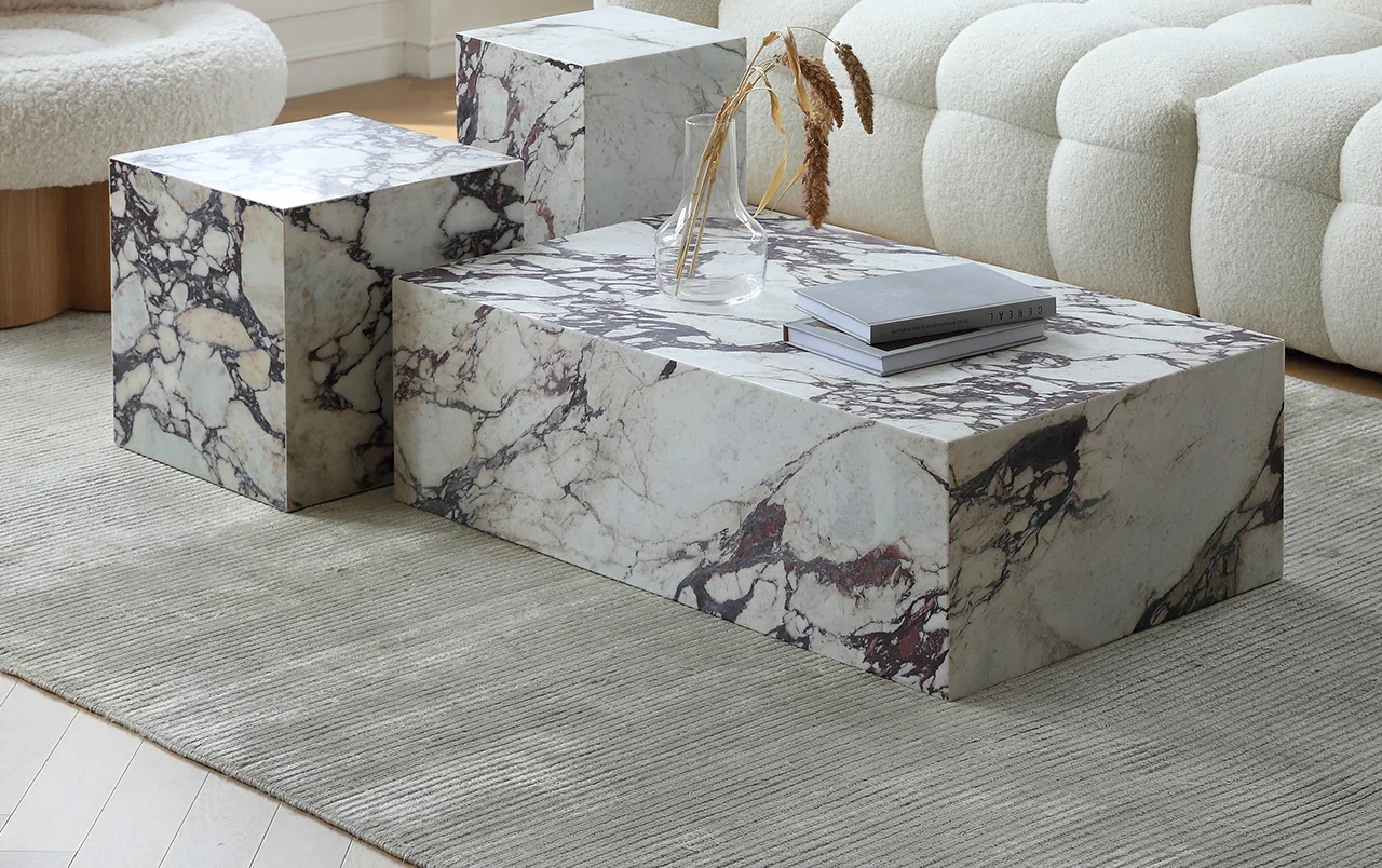 Natural marble Italian minimalist villa large flat high-end luxury stone coffee table combination
Natural marble Italian minimalist villa large flat high-end luxury stone coffee table combination