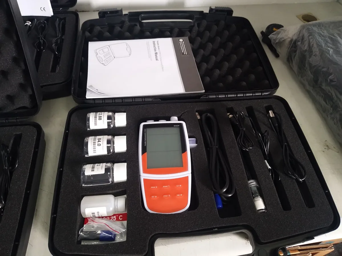 Device Water Analysis Portable Multi-parameter Quality Meter for pH ORP DO Conductivity TDS Salinity and chlorine
Device Water Analysis Portable Multi-parameter Quality Meter for pH ORP DO Conductivity TDS Salinity and chlorine