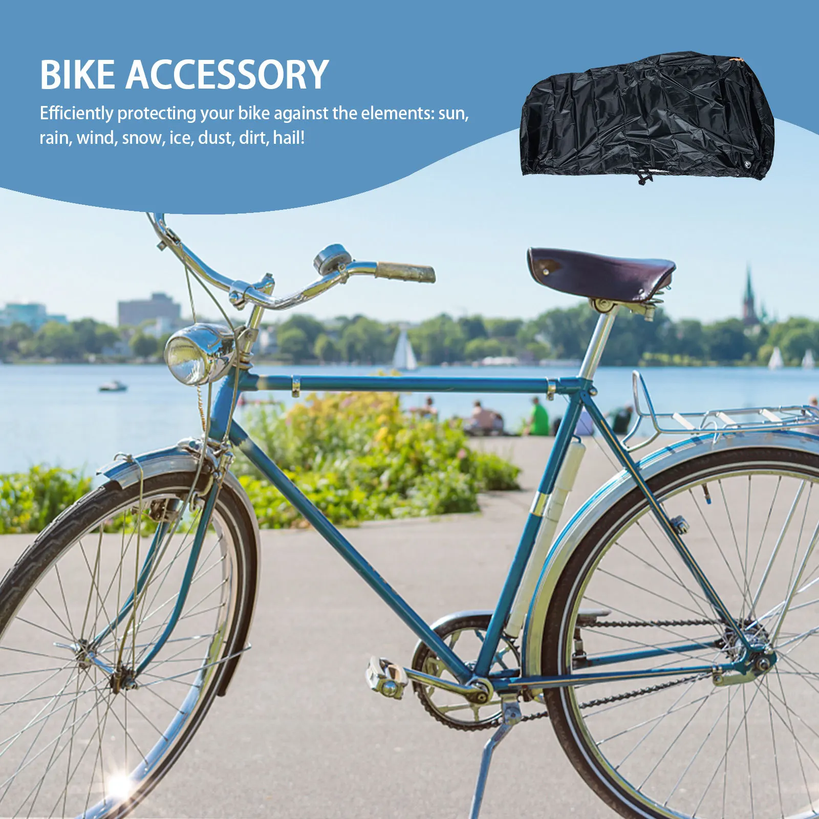 Professional Bicycles Cover Wear-Resistant Bike Protector Waterproof Durable Cycling Tarp Sun Rain Wind Snow Protection
Professional Bicycles Cover Wear-Resistant Bike Protector Waterproof Durable Cycling Tarp Sun Rain Wind Snow Protection