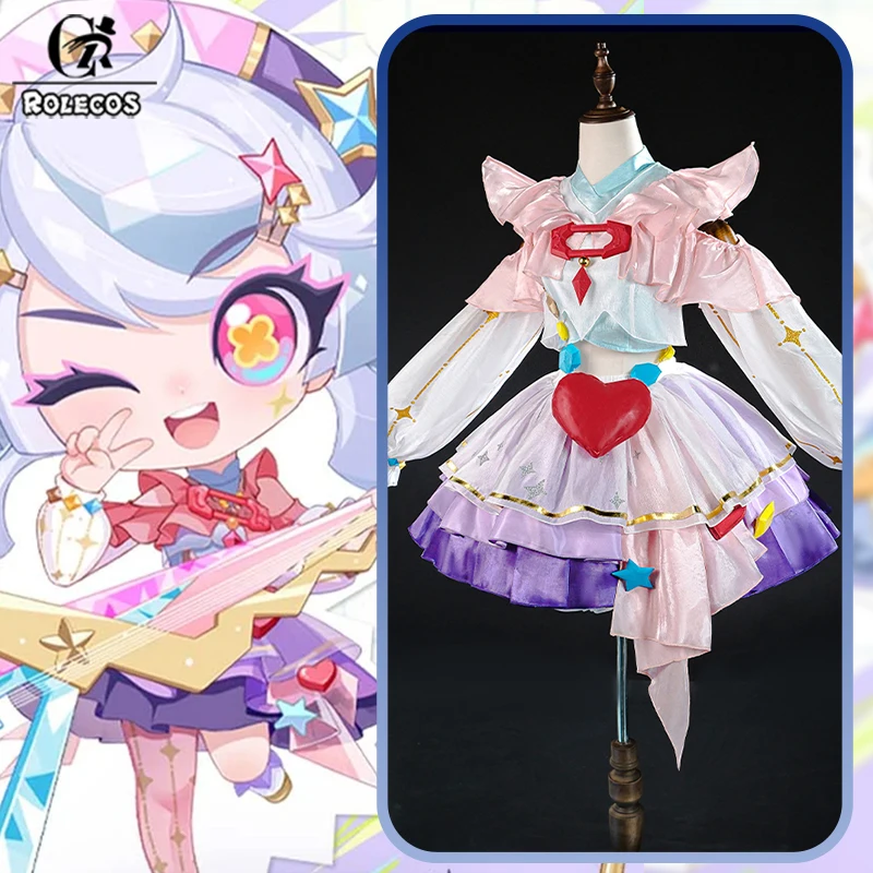ROLECOS Game LOL New Skin Gwen Cosplay Costume Ionic Spark Chibi Gwen Costume Halloween Women Party LolitaUniform Outfit Suit
ROLECOS Game LOL New Skin Gwen Cosplay Costume Ionic Spark Chibi Gwen Costume Halloween Women Party LolitaUniform Outfit Suit