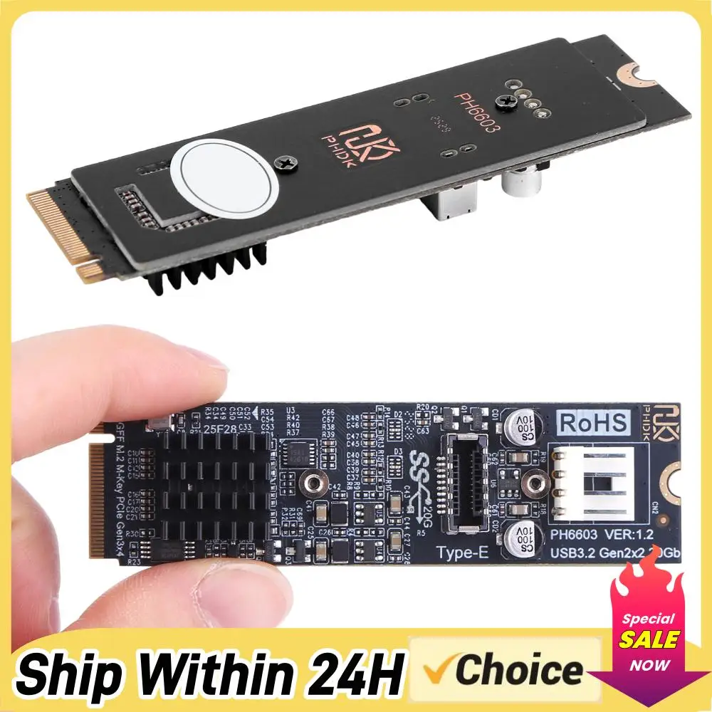 M2 PCIE NVME To TYPE E Expansion Card Riser 20Gbps High Speed M2 M Key PCIe To USB3.2 Front Panel Expansion Card ASM3242 Chipset
M2 PCIE NVME To TYPE E Expansion Card Riser 20Gbps High Speed M2 M Key PCIe To USB3.2 Front Panel Expansion Card ASM3242 Chipset