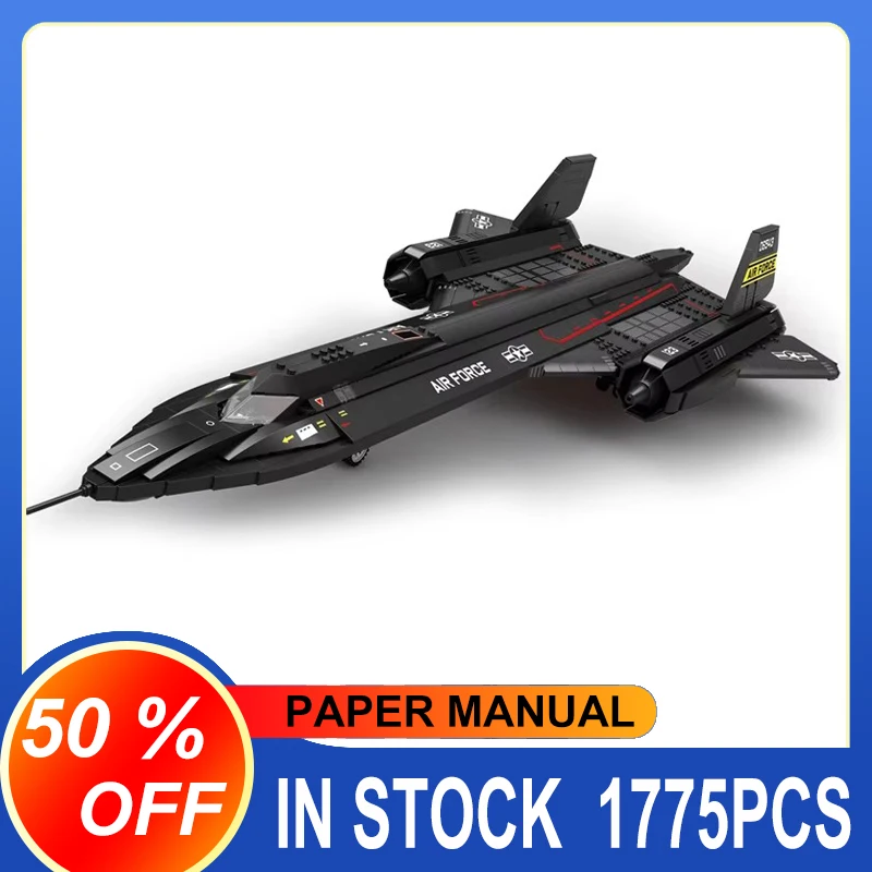 Reobrix 33041 MOC военный SR-71 самолет Blackbird строительные блоки модель истребитель кирпичи сборка игрушек для мальчиков Рождественский подарочный набор
Reobrix 33041 MOC военный SR-71 самолет Blackbird строительные блоки модель истребитель кирпичи сборка игрушек для мальчиков Рождественский подарочный набор