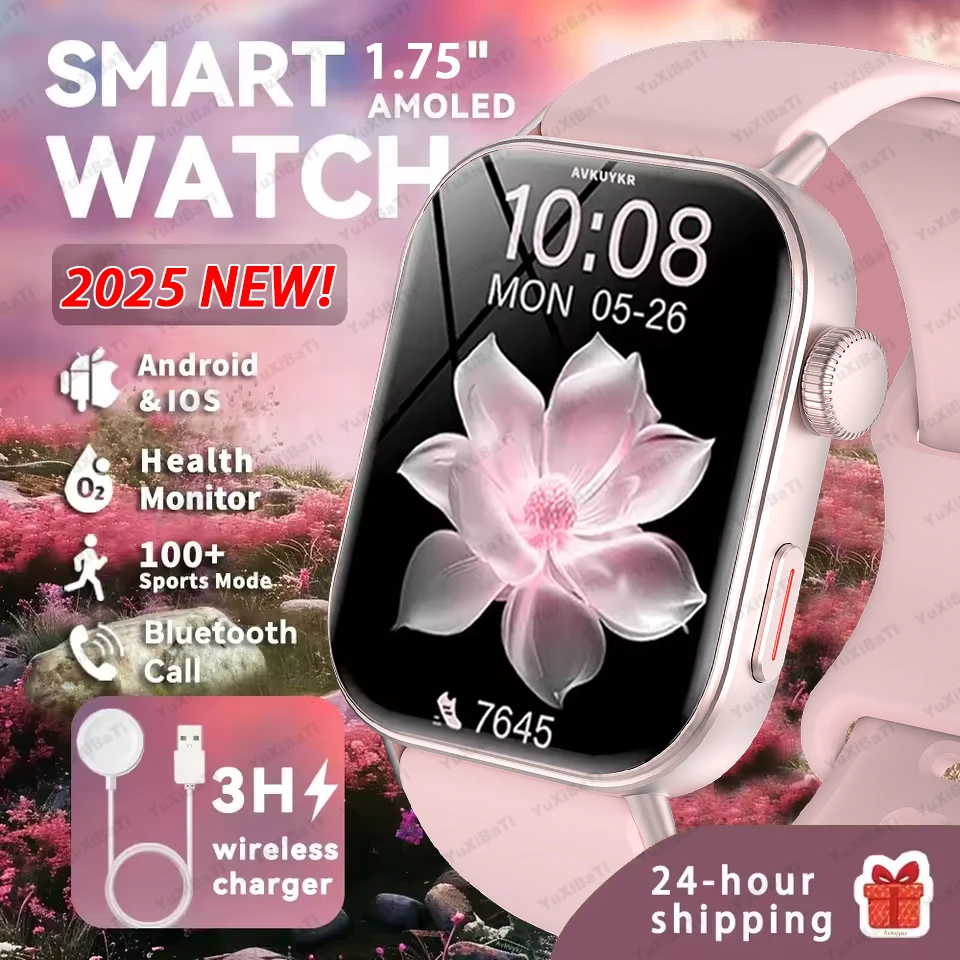 2025 Новые Bluetooth-смарт-часы для мужчин для Huawei AMOLED HD с большим экраном и пульсометром NFC IP68, водонепроницаемые GPS-спортивные умные часы
2025 Новые Bluetooth-смарт-часы для мужчин для Huawei AMOLED HD с большим экраном и пульсометром NFC IP68, водонепроницаемые GPS-спортивные умные часы